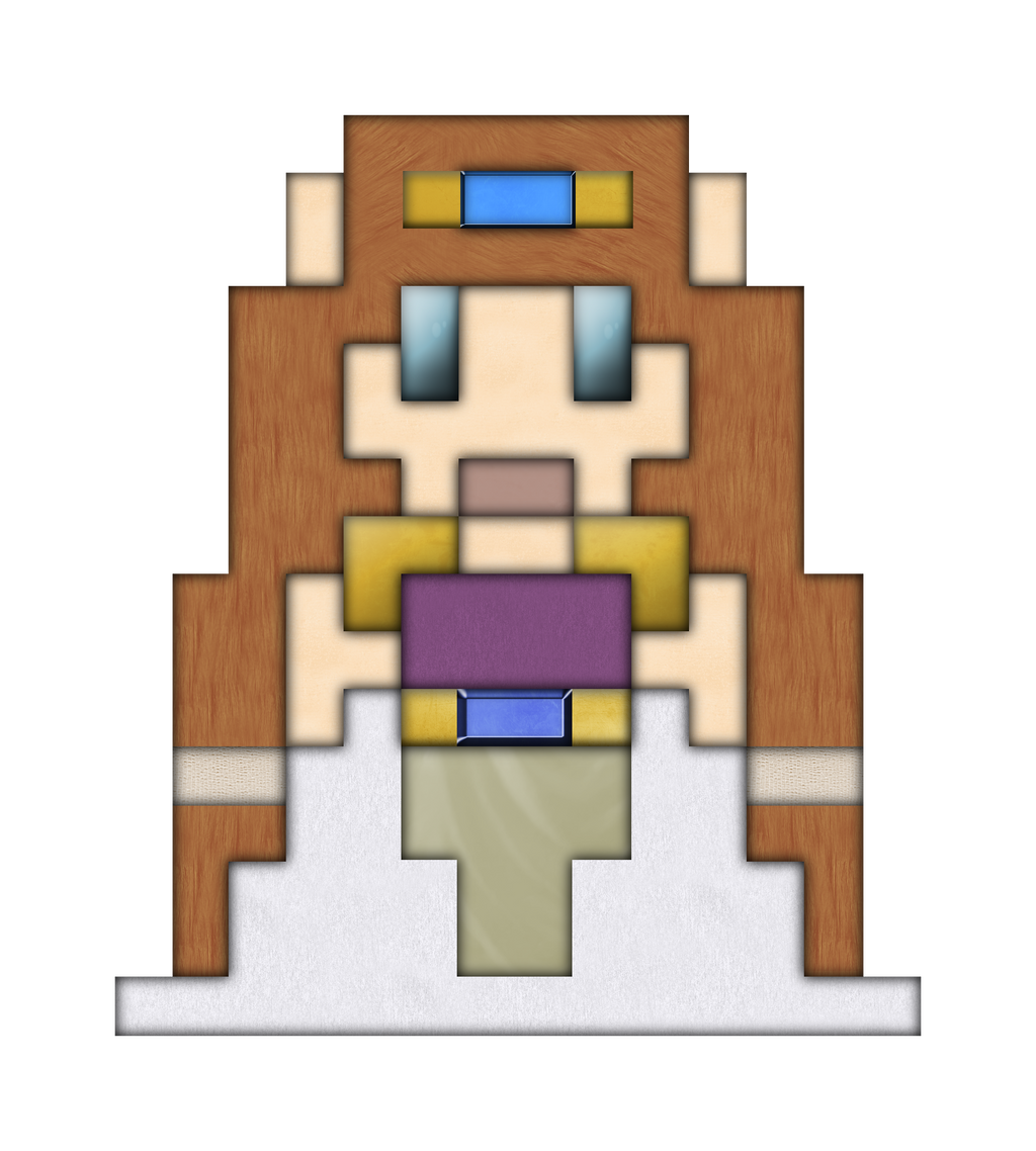 128 Bit Princess Real Life 8 Bit Princess Zelda by BrulesCorrupted on DeviantArt