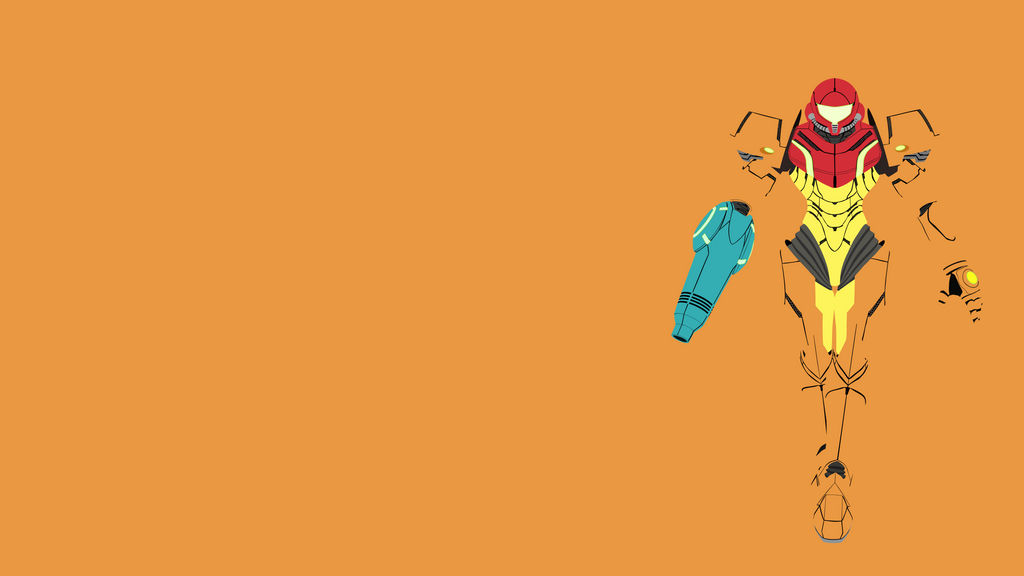 Samus Aran Minimalist Wallpaper by BrulesCorrupted on DeviantArt