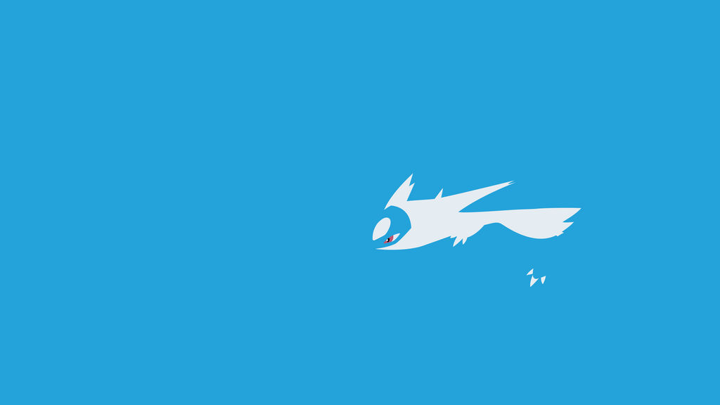 Latios Minimalist Wallpaper by BrulesCorrupted on DeviantArt
