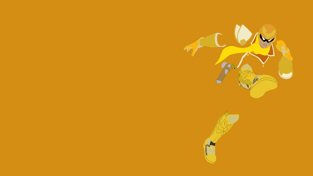 Captain Falcon (Gold) Minimalist Wallpaper by BrulesCorrupted on DeviantArt
