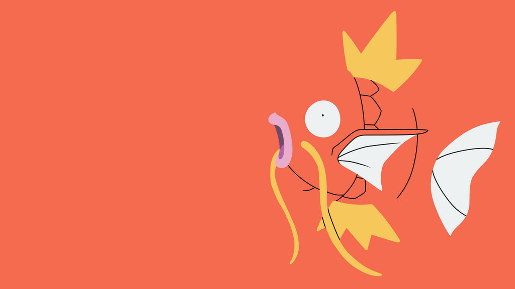 Magikarp Minimalist Wallpaper by BrulesCorrupted on DeviantArt
