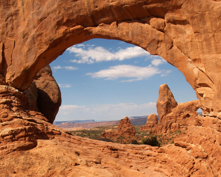 Archade View A View of Arches by FullofSecrets on DeviantArt