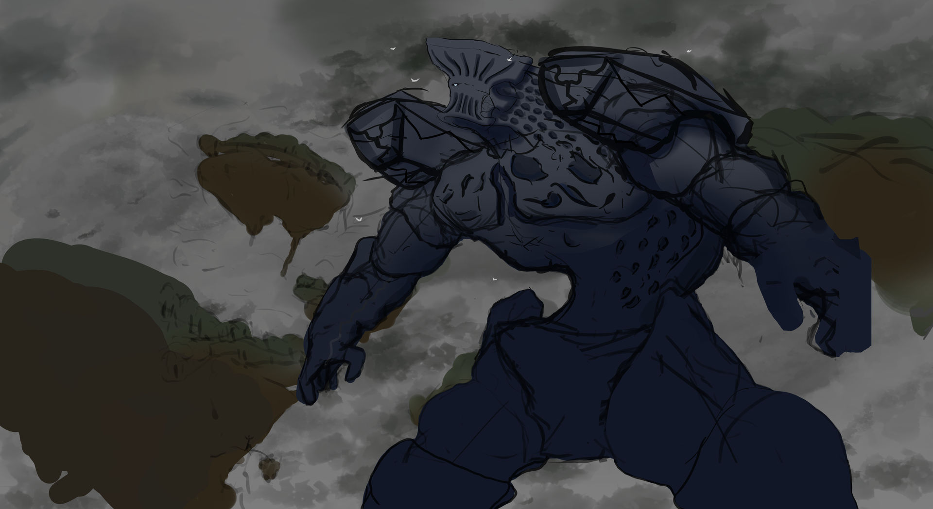 Deviantart Giants Rocks Rock Giant by Nikku-Art on DeviantArt