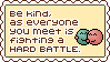 Be Kind Stamp by Southrobin
