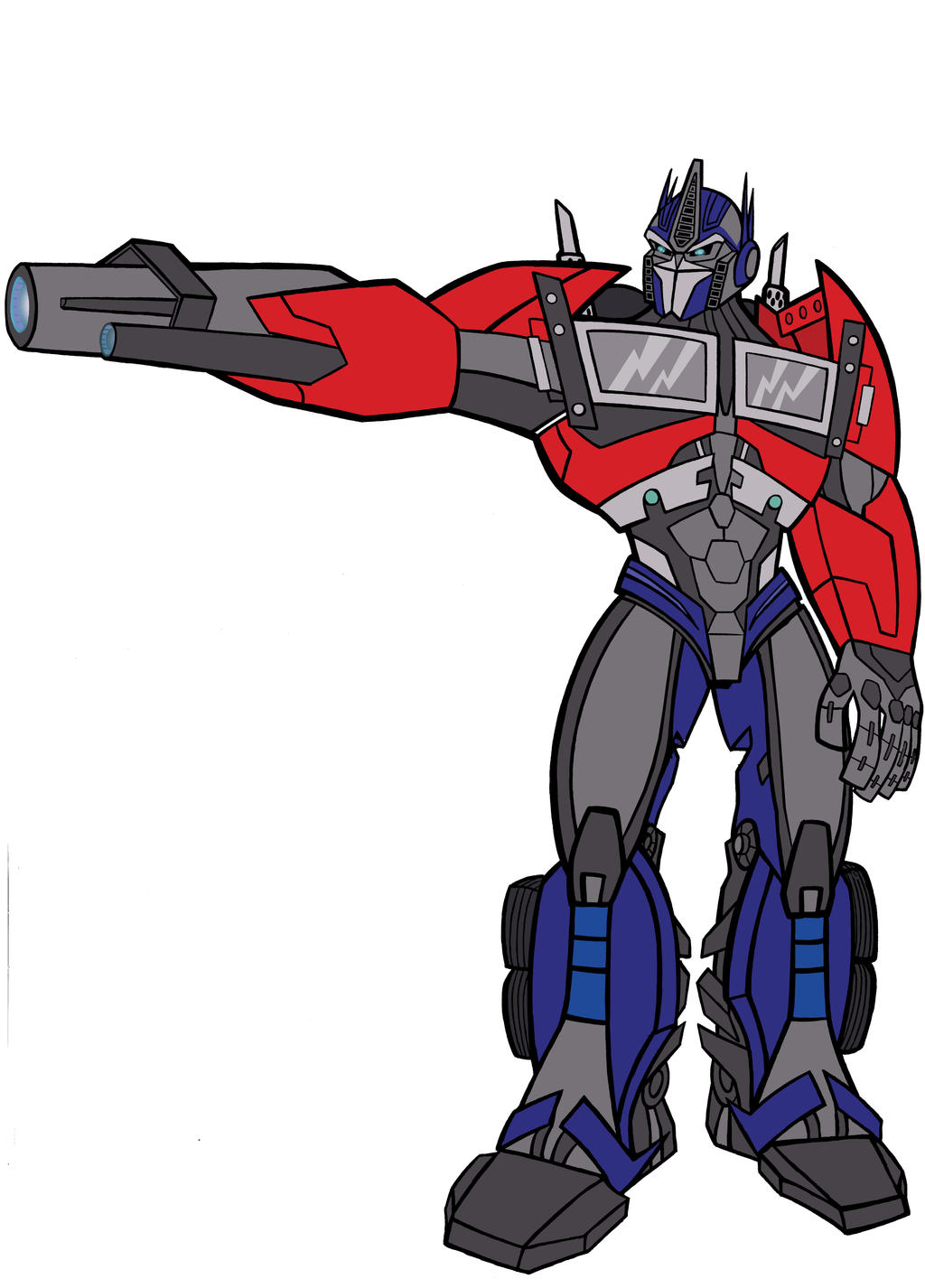 Optimus Prime Rba Optimus Prime rgb by Granamir30 on DeviantArt