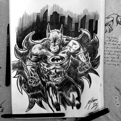 Batman black e White 