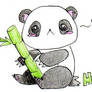 cute panda drawing