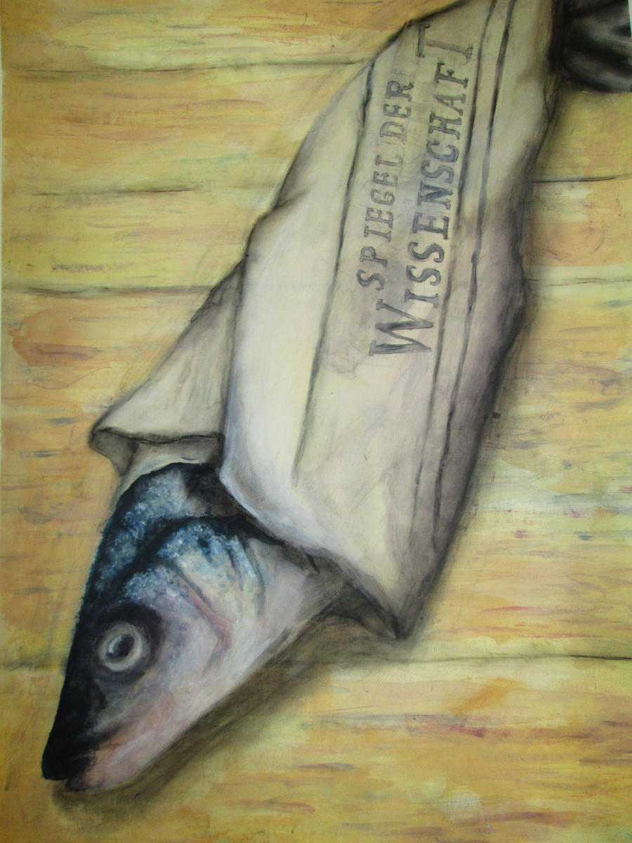 A Fish Wrapped In Newspaper By Skchen On Deviantart A Fish Wrapped In Newspaper By Skchen On Deviantart