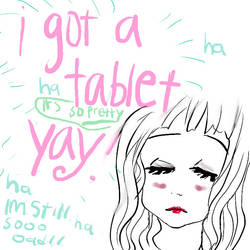 I got a pretty tablet AHH