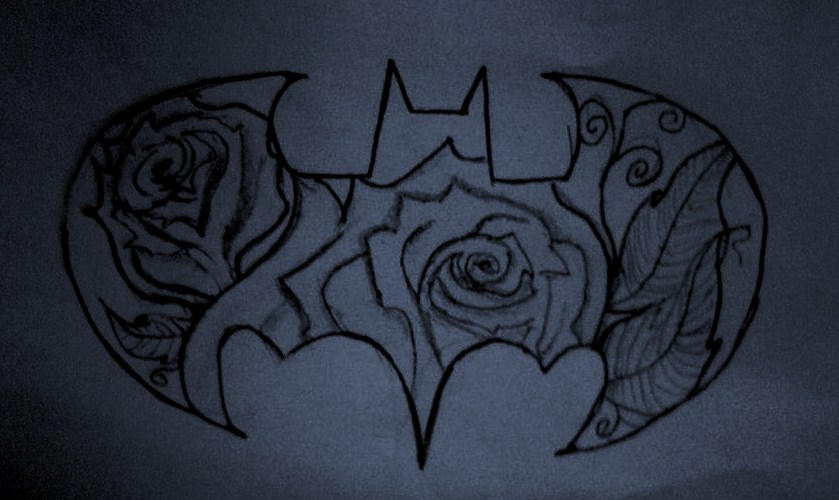 Comic Style Roses Batman Batman Flower by jezielinski on DeviantArt
