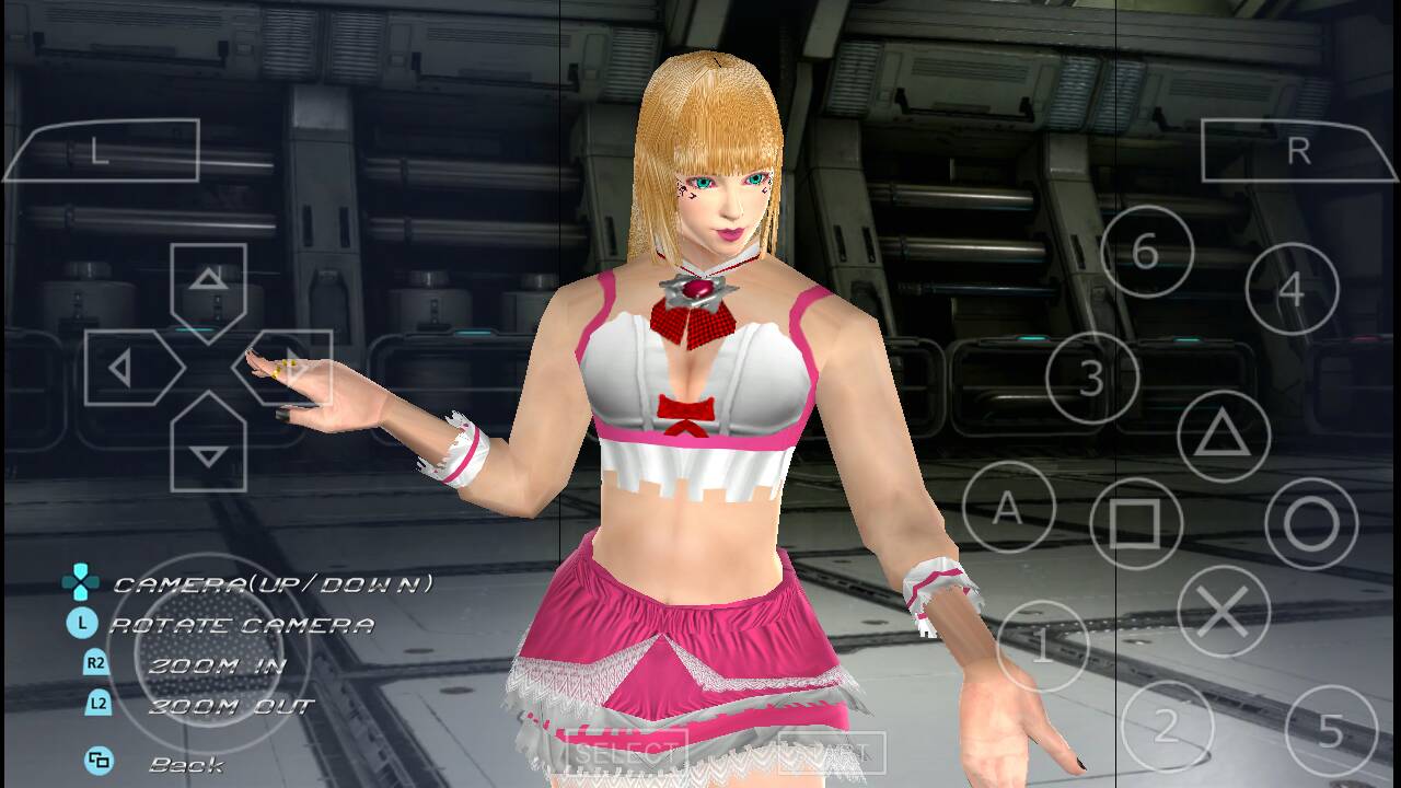 Testando todas as personagens femininas tekken 6 psp emulador