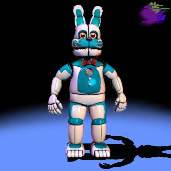 Clock Rabbit Bonnie Funtime Bonnie by Graplie on DeviantArt
