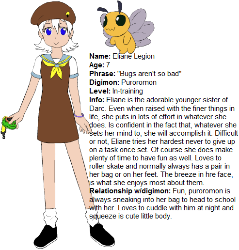 Digimon tamer Eliane