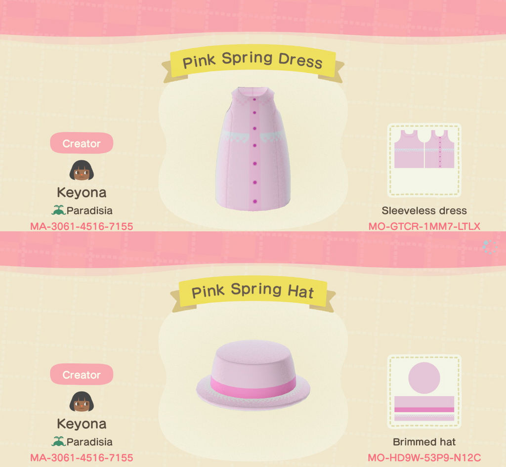 ACNH School Spring dress design by Kazimo on DeviantArt