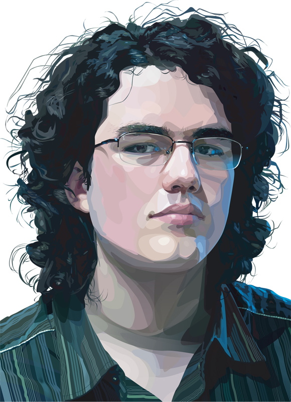 Vector self-portrait