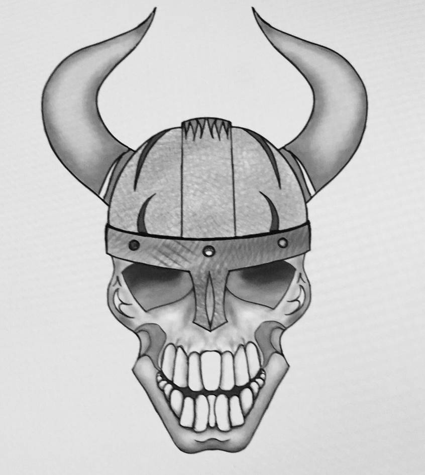 Viking skull by tfr1976 on DeviantArt