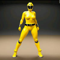 Yellow Power Ranger very pretty