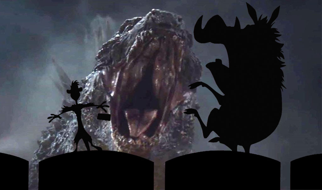 Timon And Pumbaa Get Scared Watching Godzilla by KINGKAIJU5 on DeviantArt