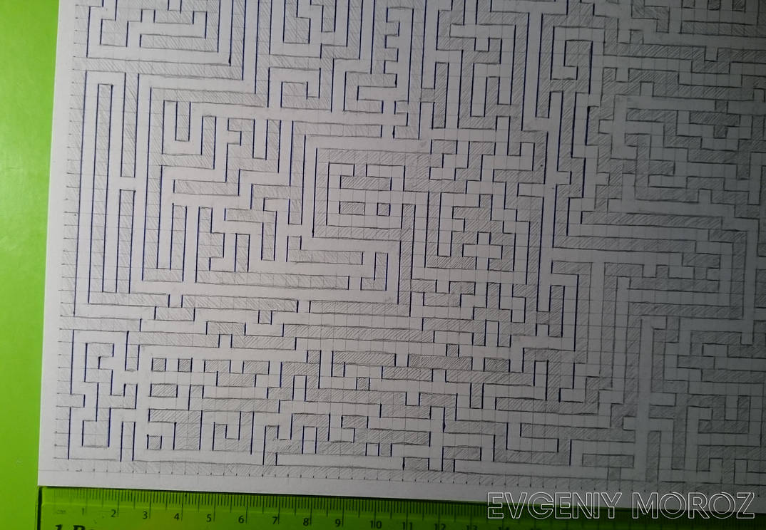 Labyrinth. Ballpoint pen drawing by EvgeniyMoroz on DeviantArt