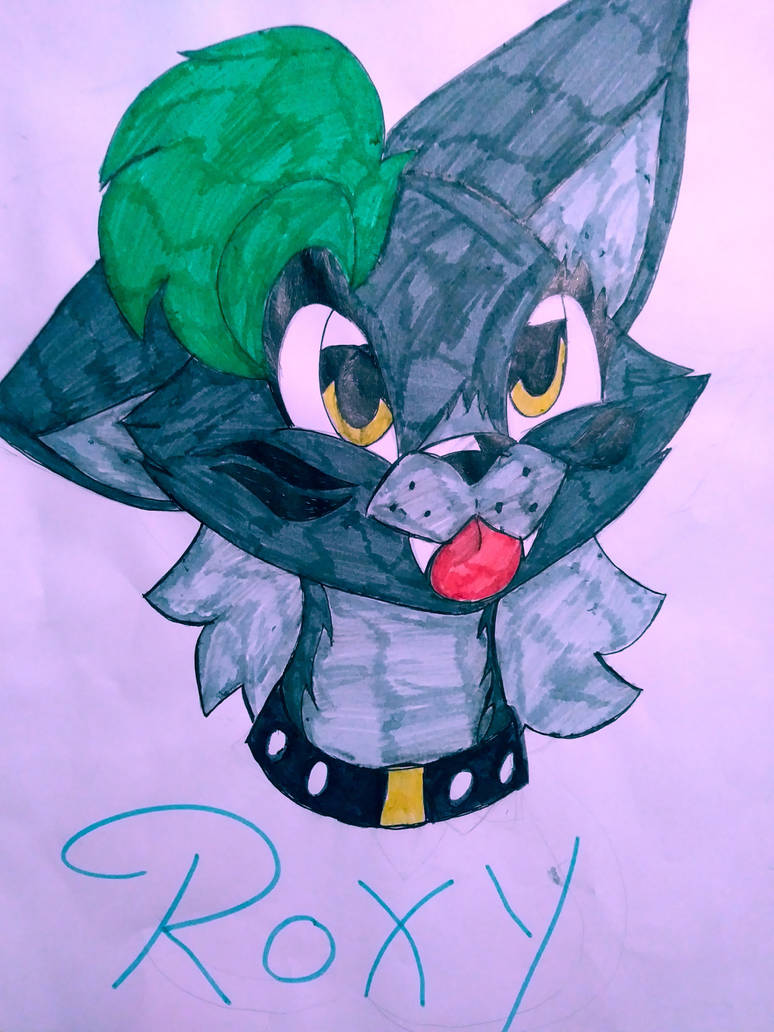 Toy Roxy Drawing Roxy! by LightningStrikeWolf on DeviantArt