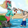 SummerMonth Week #1 Art #4 ~ Another Water Battle