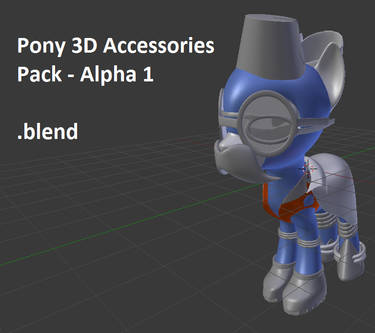 My Little Pony 3D accessories pack - Alpha 1