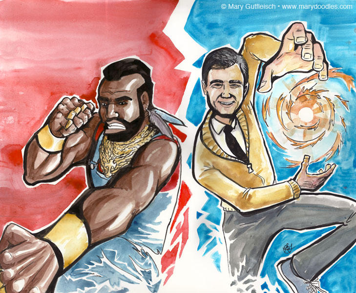 MR. ROGERS vs MR.T by MaryDoodles on DeviantArt