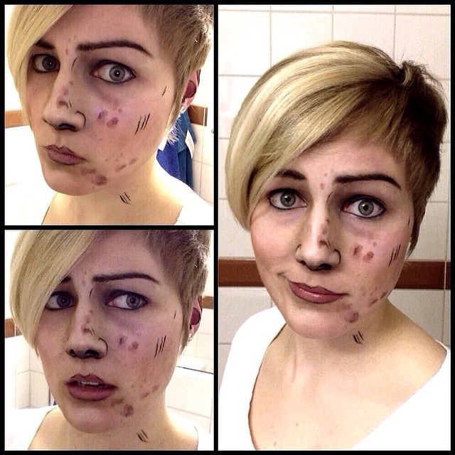 Telltale makeup test