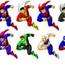 Supermen in motion