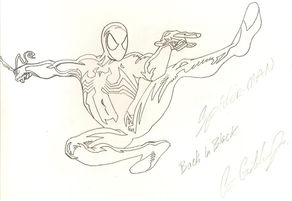 Symbiot spiderman outline by aburke81 on DeviantArt