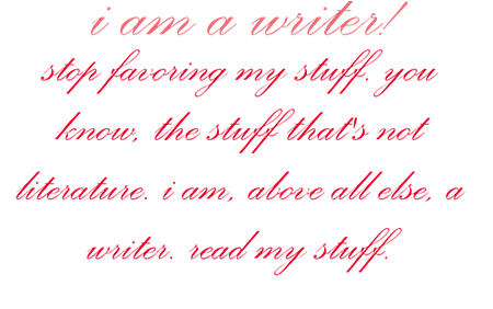 I AM A WRITER