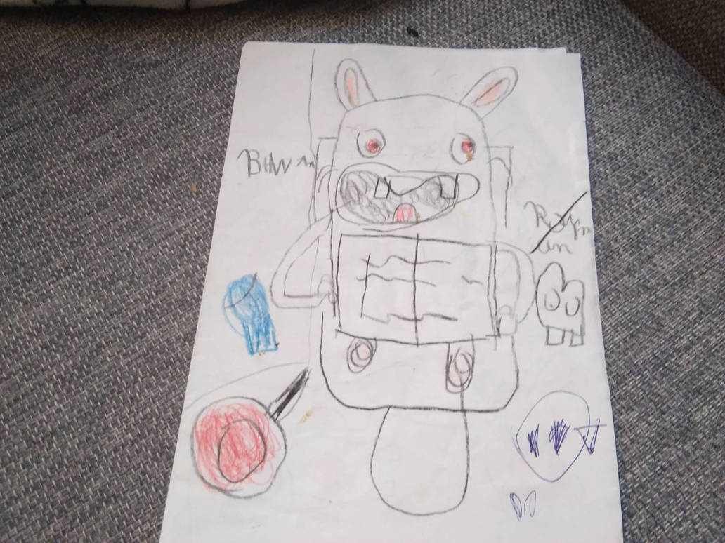 Rabbdo Fnaf Rabbid by freddyfazbearpizza2 on DeviantArt