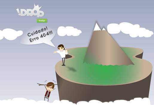 Pagina erro 404 Drop Studio