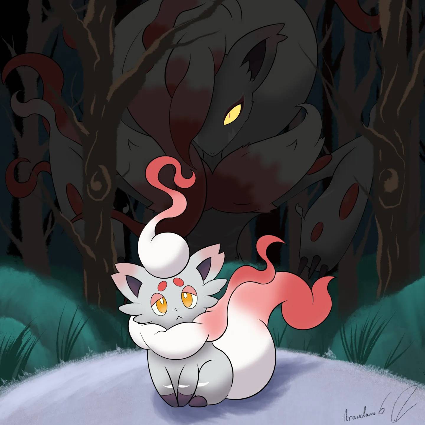Hisui Zorua hisui by arandano600 on DeviantArt