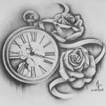 Pocketwatch and Roses