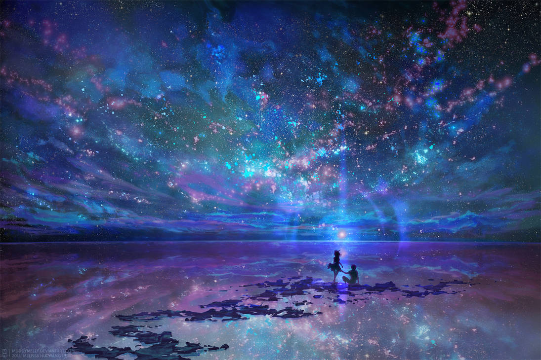 Ocean, Stars, Sky, and You by muddymelly Ocean, Stars, Sky, and You by muddymelly