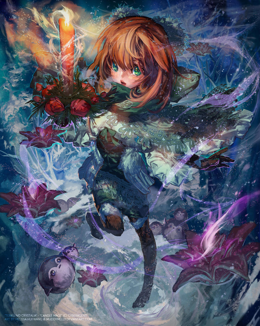 Candle Mage 1/4 (C) CyberAgent: Tenku no Crystalia