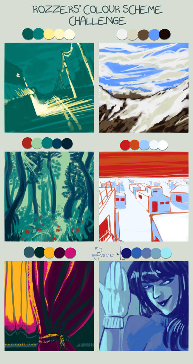 Color scheme challenge by Dusclord-005 on DeviantArt