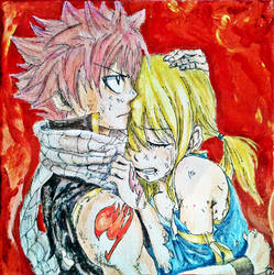 Natsu x Lucy - In his arms