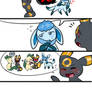 10 Page umbreon x Glaceon