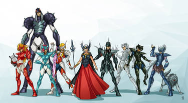 Saint Seiya Asgard team