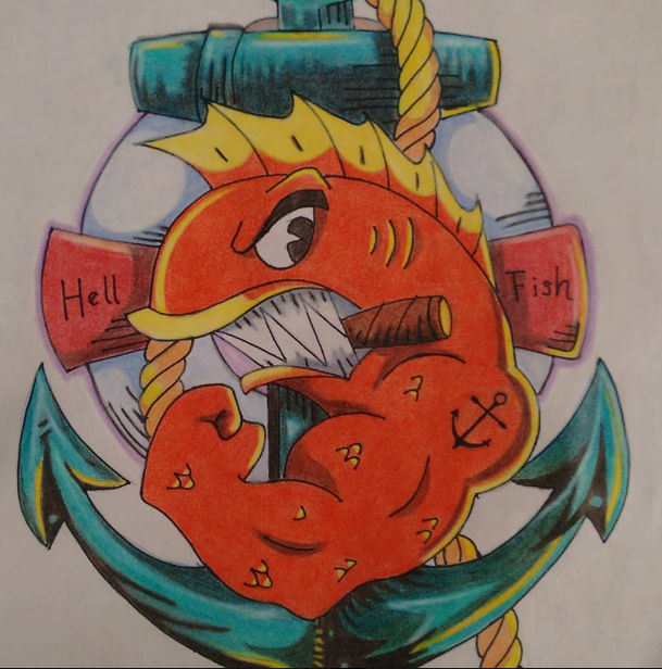 Hell fish draw by Lykaios69 on DeviantArt
