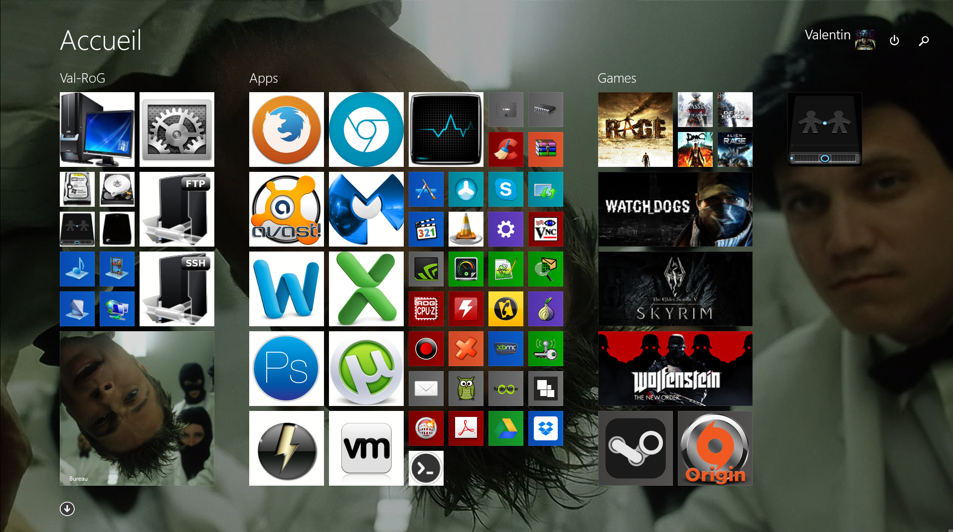 My Win8 Start Menu