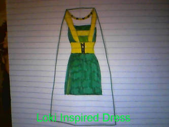 Loki Inspired Dress