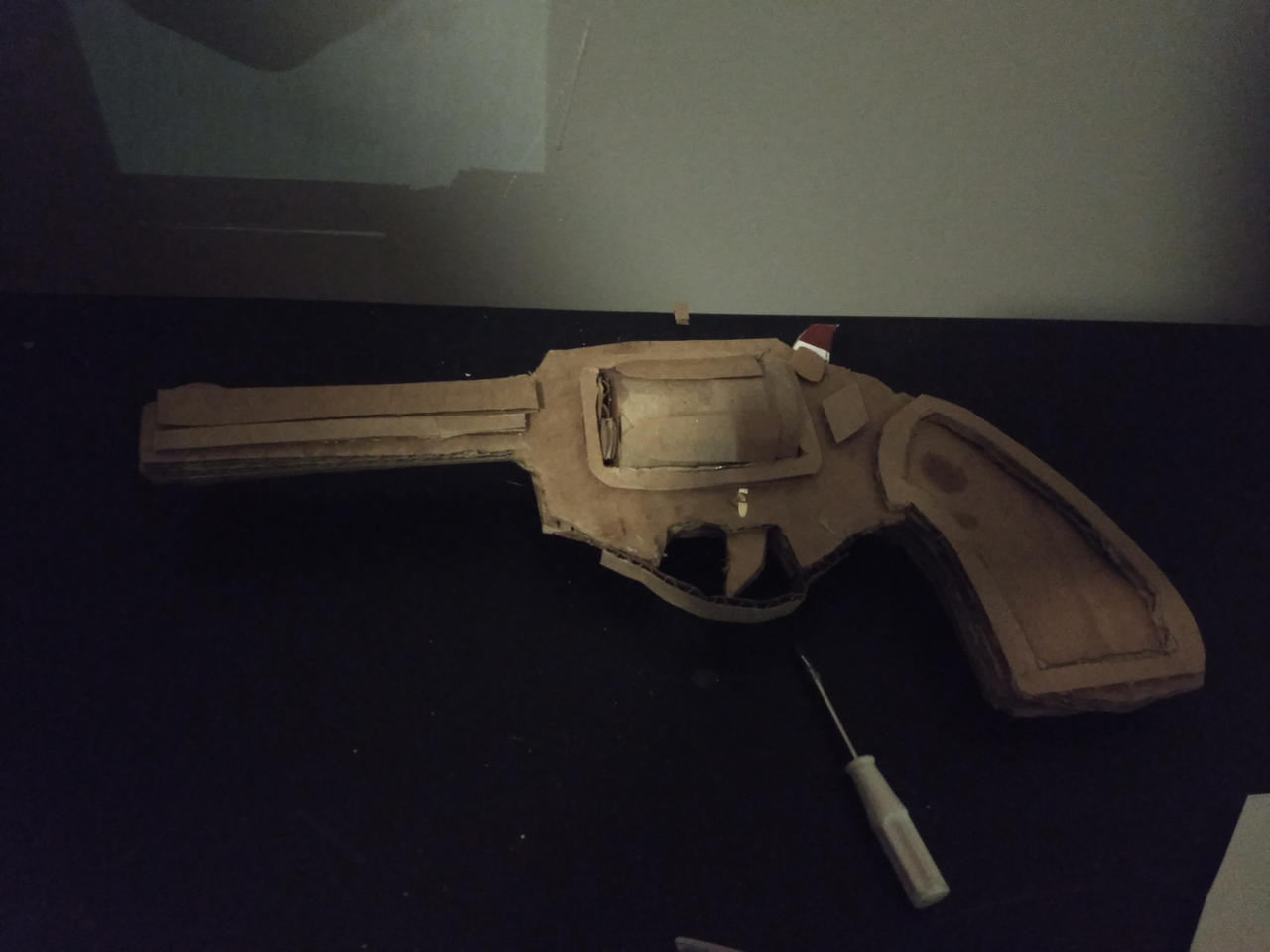 Cardboard Revolver WIP by Slendereye03 on DeviantArt