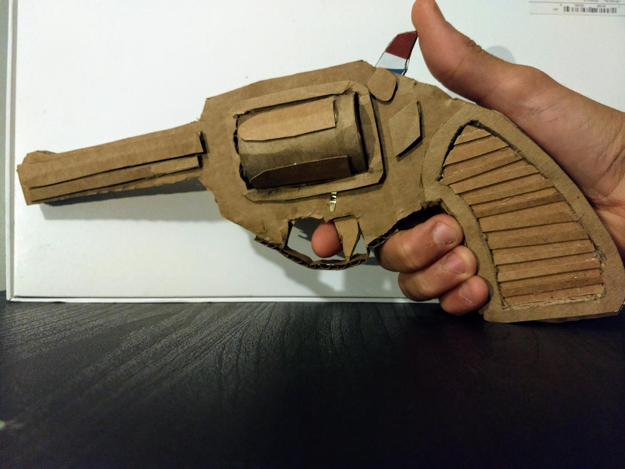 Cardboard Revolver Complete by Slendereye03 on DeviantArt