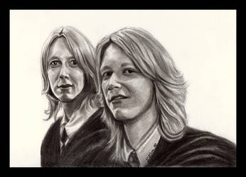 Fred and George by SarahSilva