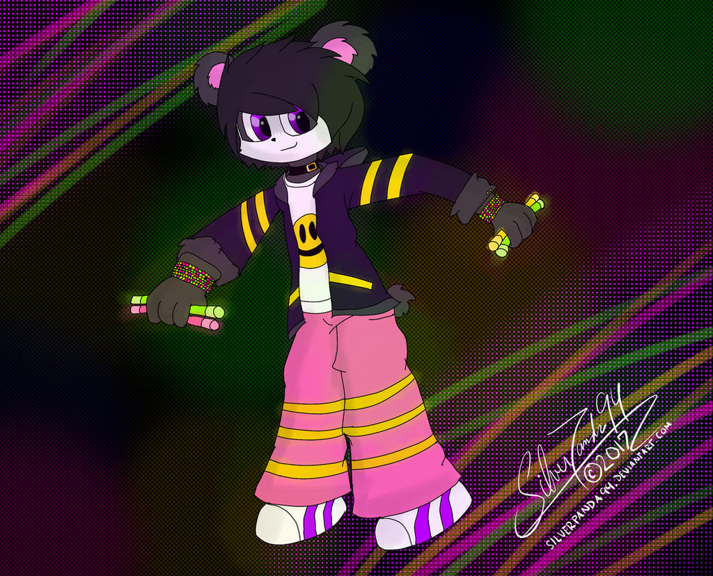 Panda Rave :: RAVE PANDA :: by astropandaart on DeviantArt
