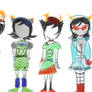 More fashiony homestuck girls