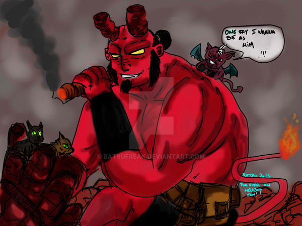 devil dreams ( hommage to Hellboy)